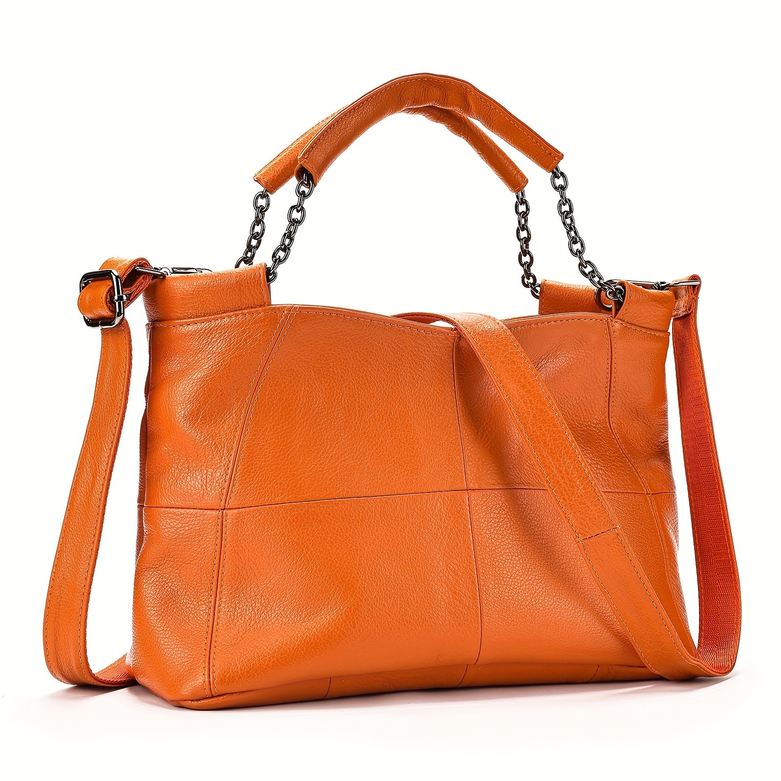 NIUCUNZH Genuine Leather Handbag  Versatile, Stylish, and Ideal for Work, Travel, and Everyday Use