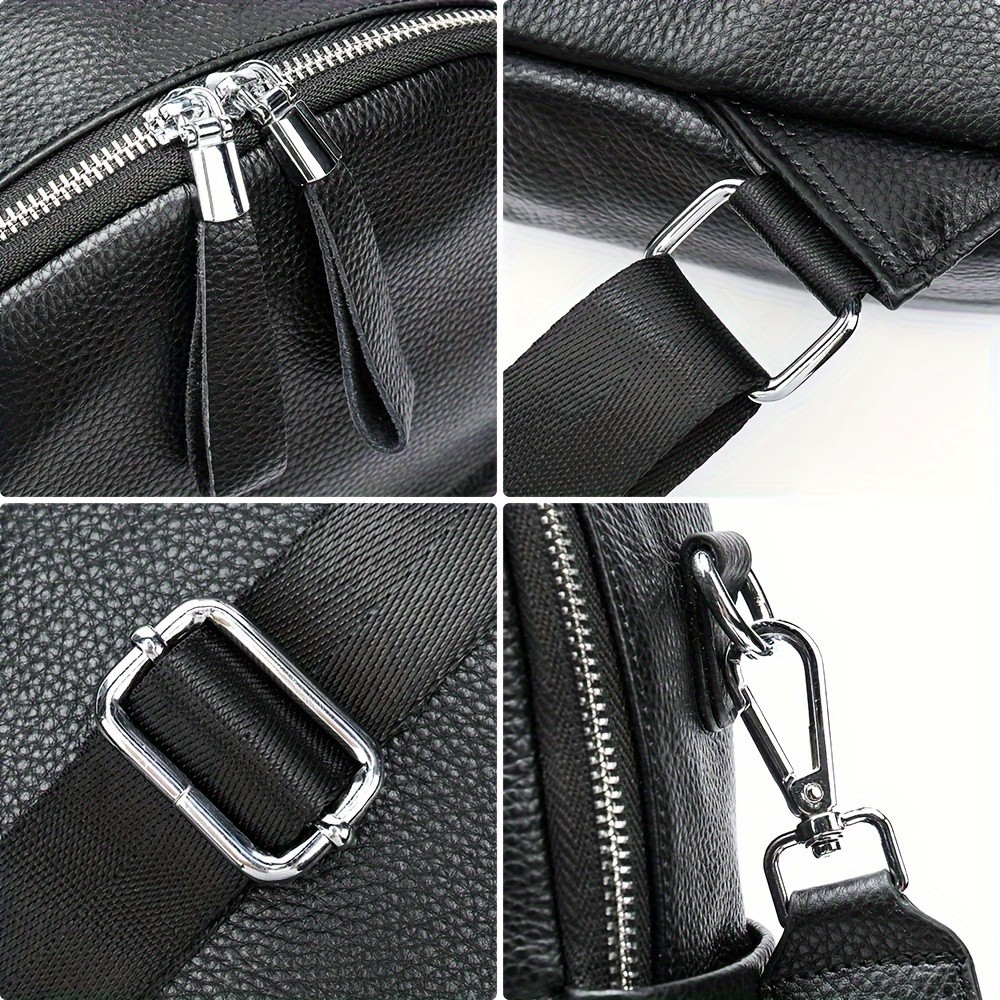 NIUCUNZH Womens Genuine Leather Backpack  Stylish, Spacious, and Perfect for Travel, School, and Commuting