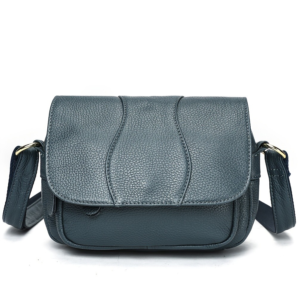 NIUCUNZH Unisex Genuine Leather Crossbody Bag  Versatile, Durable, and Stylish for Daily Use and Travel