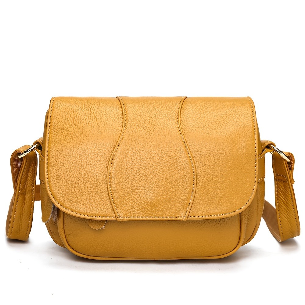 NIUCUNZH Unisex Genuine Leather Crossbody Bag  Versatile, Durable, and Stylish for Daily Use and Travel