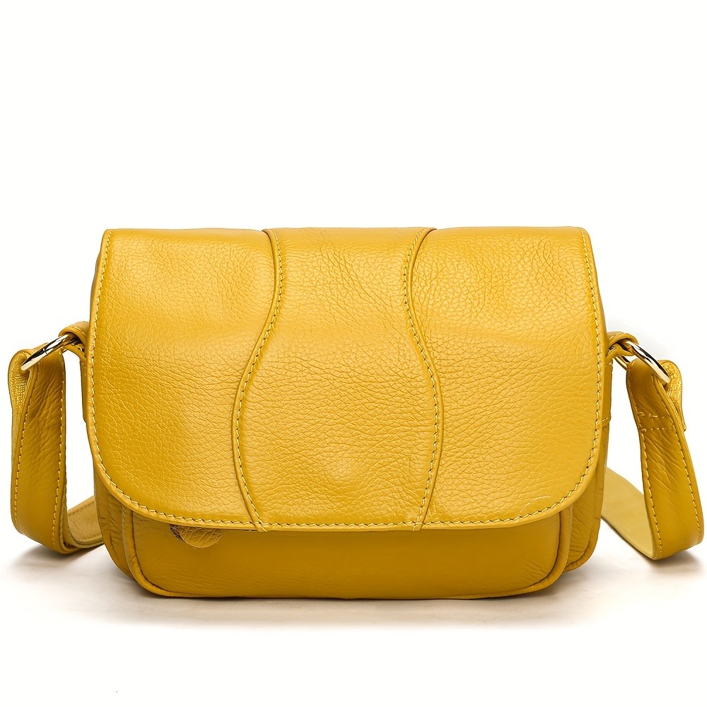 NIUCUNZH Unisex Genuine Leather Crossbody Bag  Versatile, Durable, and Stylish for Daily Use and Travel