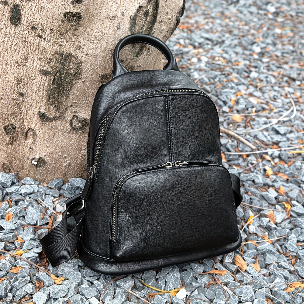 NIUCUNZH Womens Top-Grain Leather Backpack  Elegant, Durable, and Perfect for Daily Use and Travel