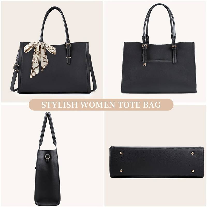 IGOLUMON Women's 39.62cm Laptop Bag  Stylish, Lightweight, and Secure for Work and Travel