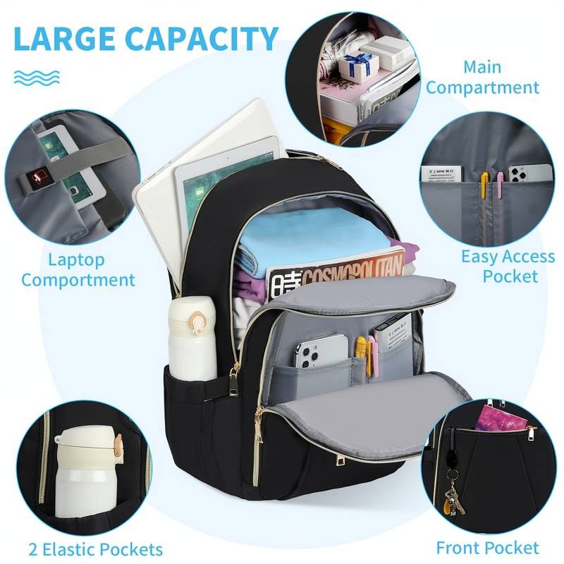 IGOLUMON 39.62 cm TSA-Friendly Laptop Backpack for Men & Women  Versatile, Lightweight, and Travel-Ready