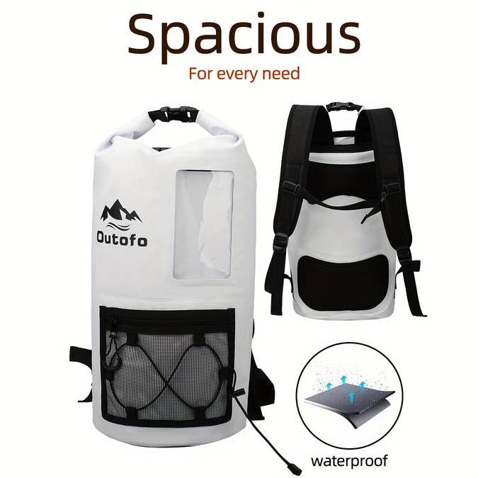 35L High-Quality Backpack  Large Capacity Dry Bag for Beach, Hiking, Kayaking, and Surfing