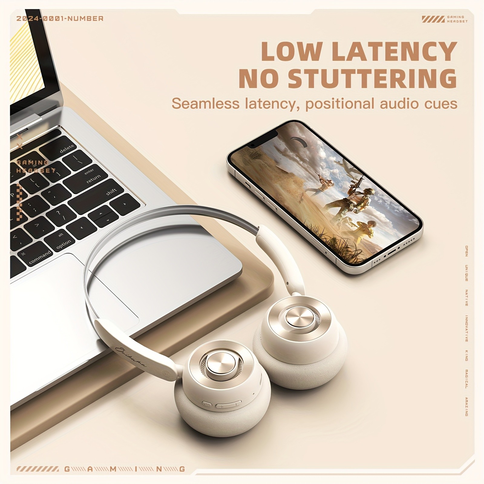 ONIKUMA Active Noise Cancelling Wireless Earmuffs  300 Hours Standby, Comfortable Memory Foam, Ideal for Travel & Workouts