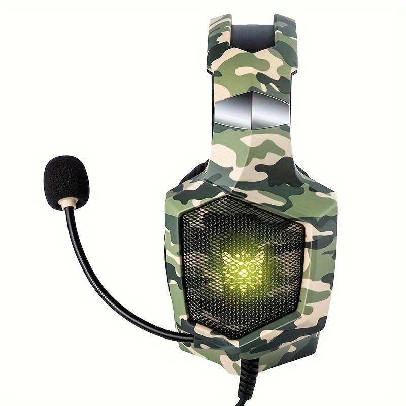 ONIKUMA Wired Gaming Headset  High-Definition Microphone, RGB Lighting, Immersive Sound for PS4, PS5, and PC