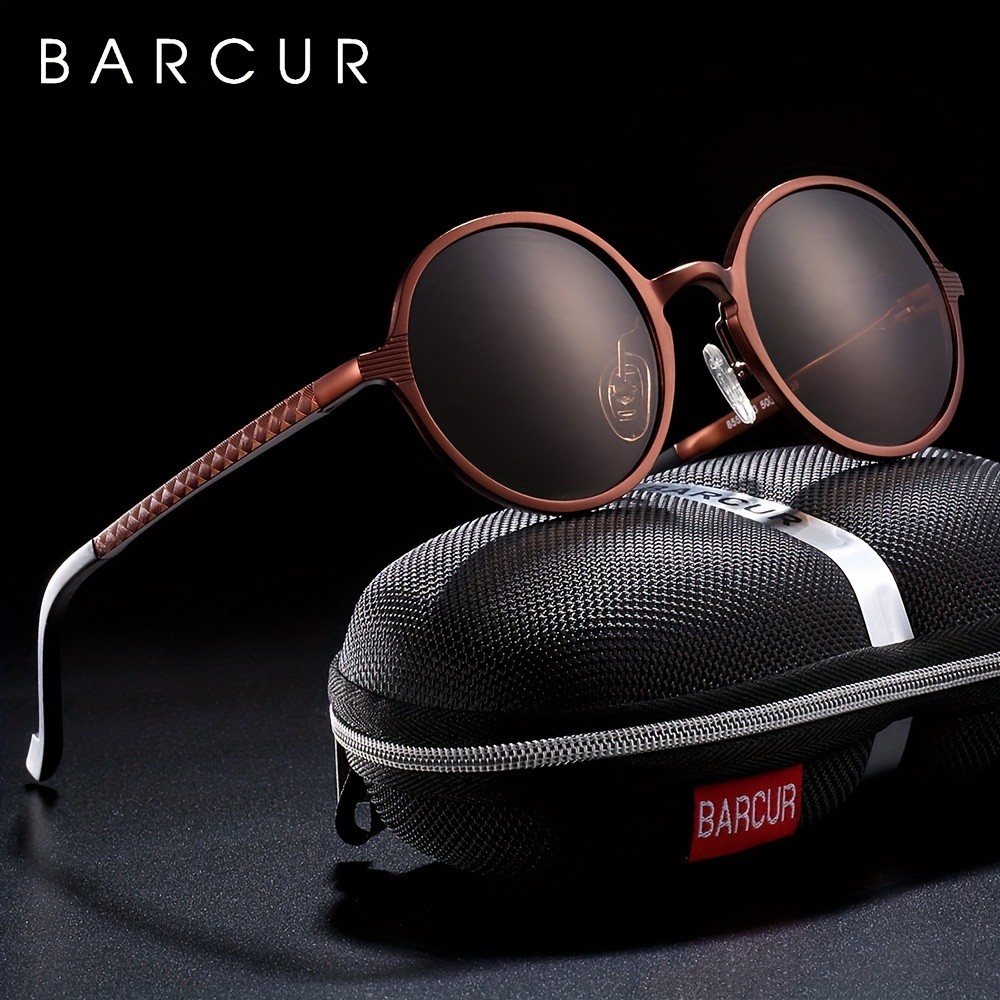 BARCUR Retro Vintage Round Fashion Glasses for Men & Women