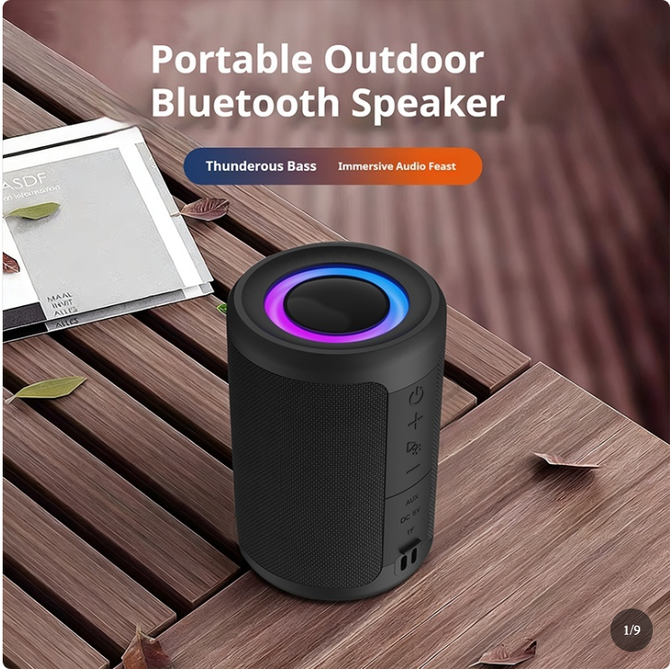 New Portable Bluetooth Speaker Small Bass Music Loud Sound Wireless Mini Speaker