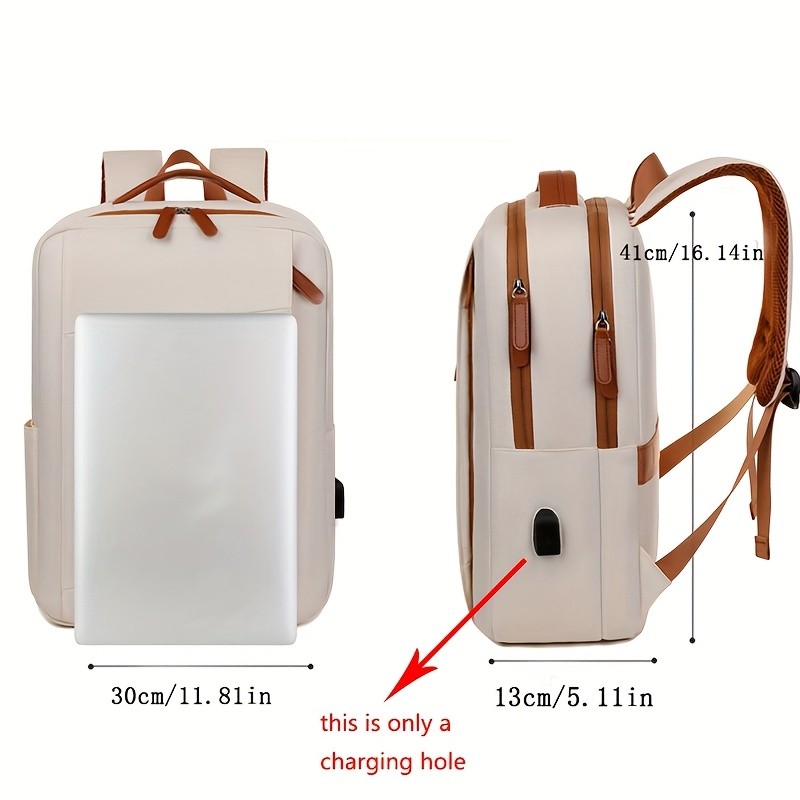 OGEHUAFEE Fashionable Laptop Backpack  Lightweight, Stylish, and Perfect for Business and Travel