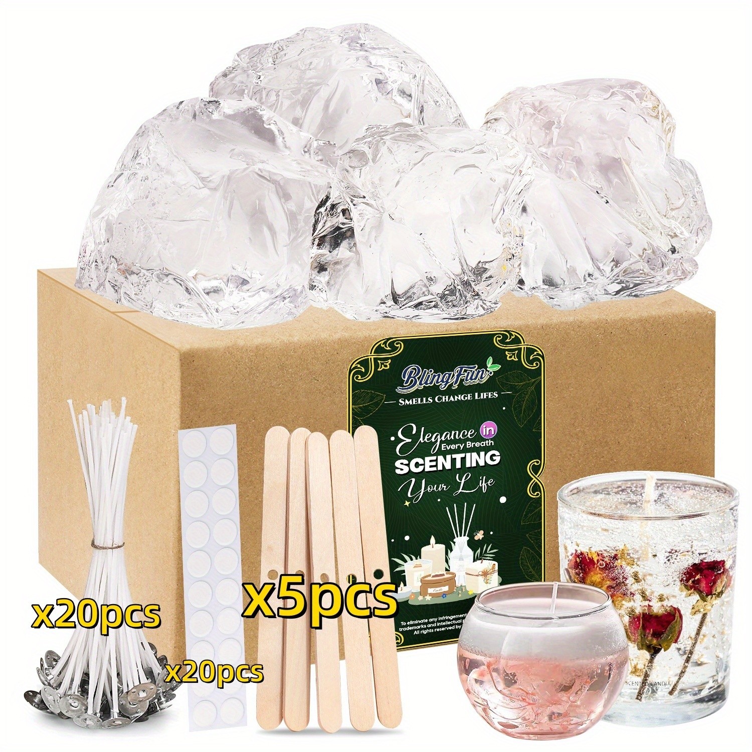 BlingFun Gel Candle Making Kit