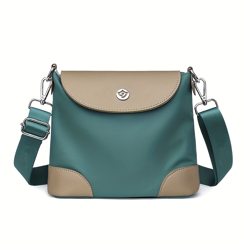 OGEHUAFEE Womens Lightweight Nylon Messenger Bag  Casual Shoulder Bag with Adjustable Strap, Multiple Compartments for Travel & Shopping