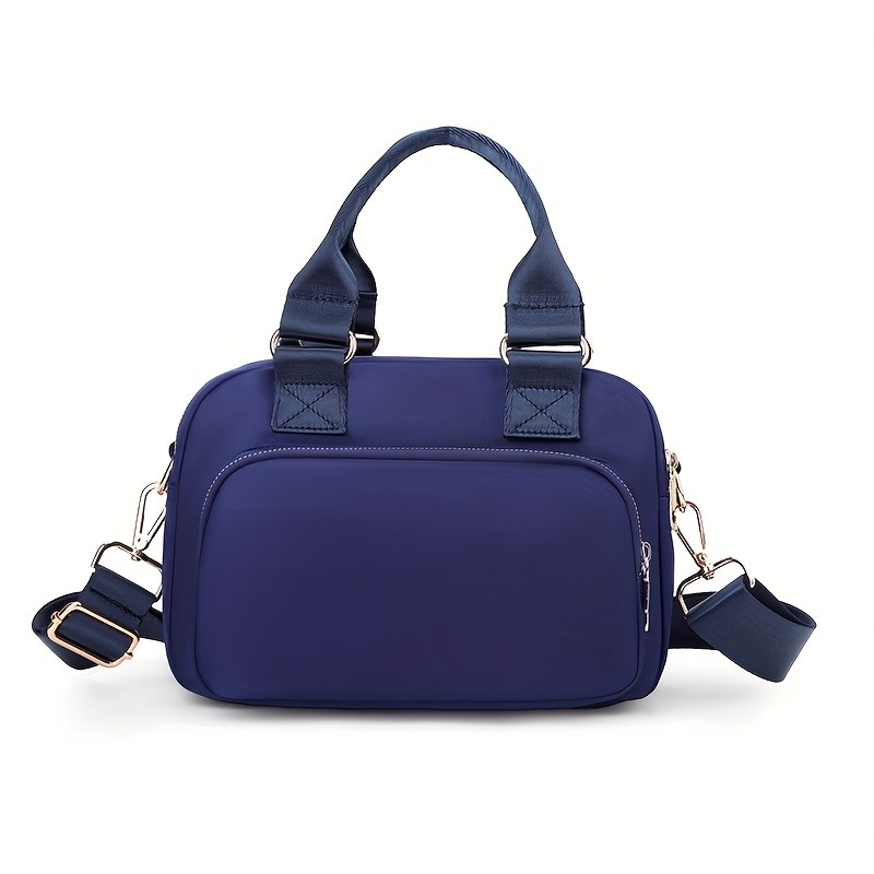 OGEHUAFEE Large Capacity Nylon Bag  Lightweight Travel Shoulder & Handbag with Removable Strap, Zipper Closure, Adjustable Straps, Casual Style