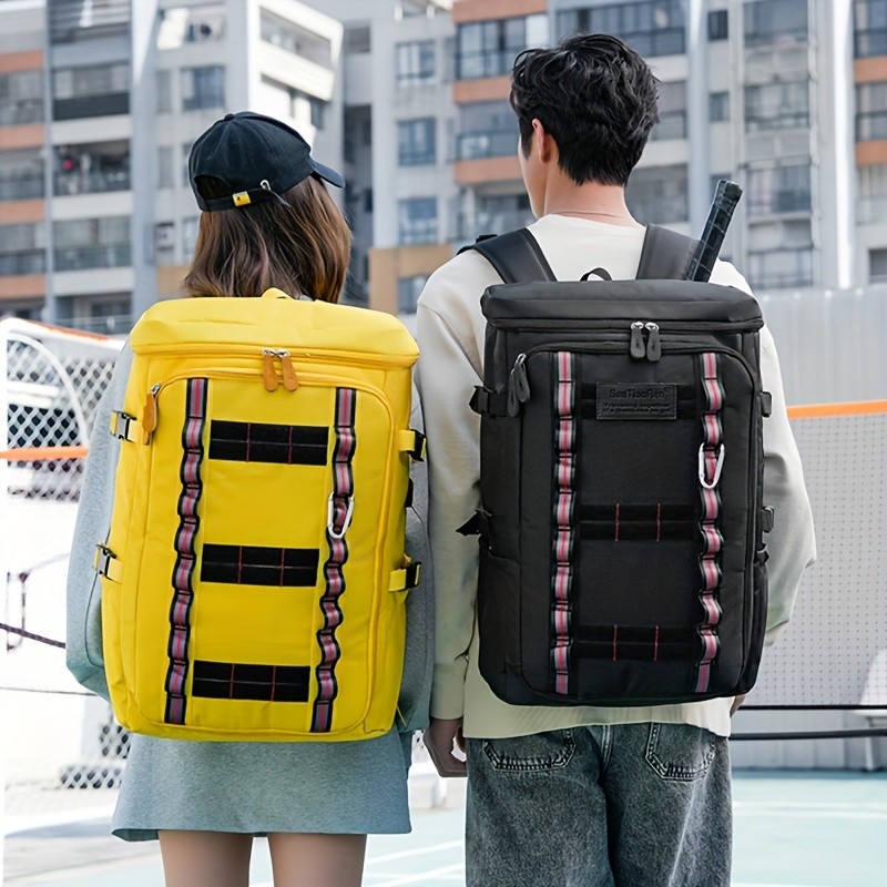 OGEHUAFEE Large Capacity Fashionable Mens Backpack  Multifunctional Outdoor Travel Backpack, Multi-Pocket Storage, Dry Wet Separation