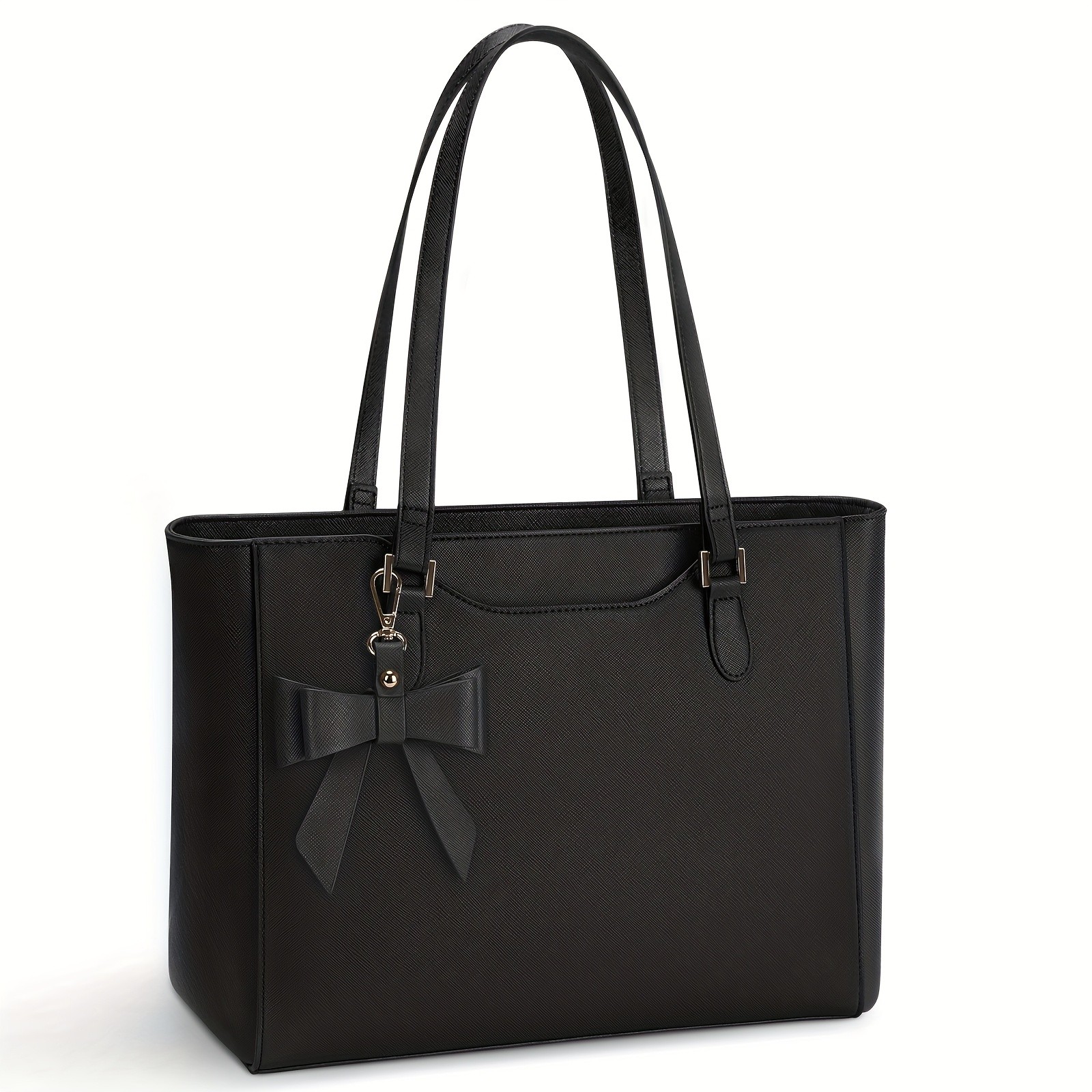 KTMOUW Womens Handbag  Large Capacity PU Leather Tote Bag, Zippered Shoulder Bag for School, Work, Travel, and Shopping