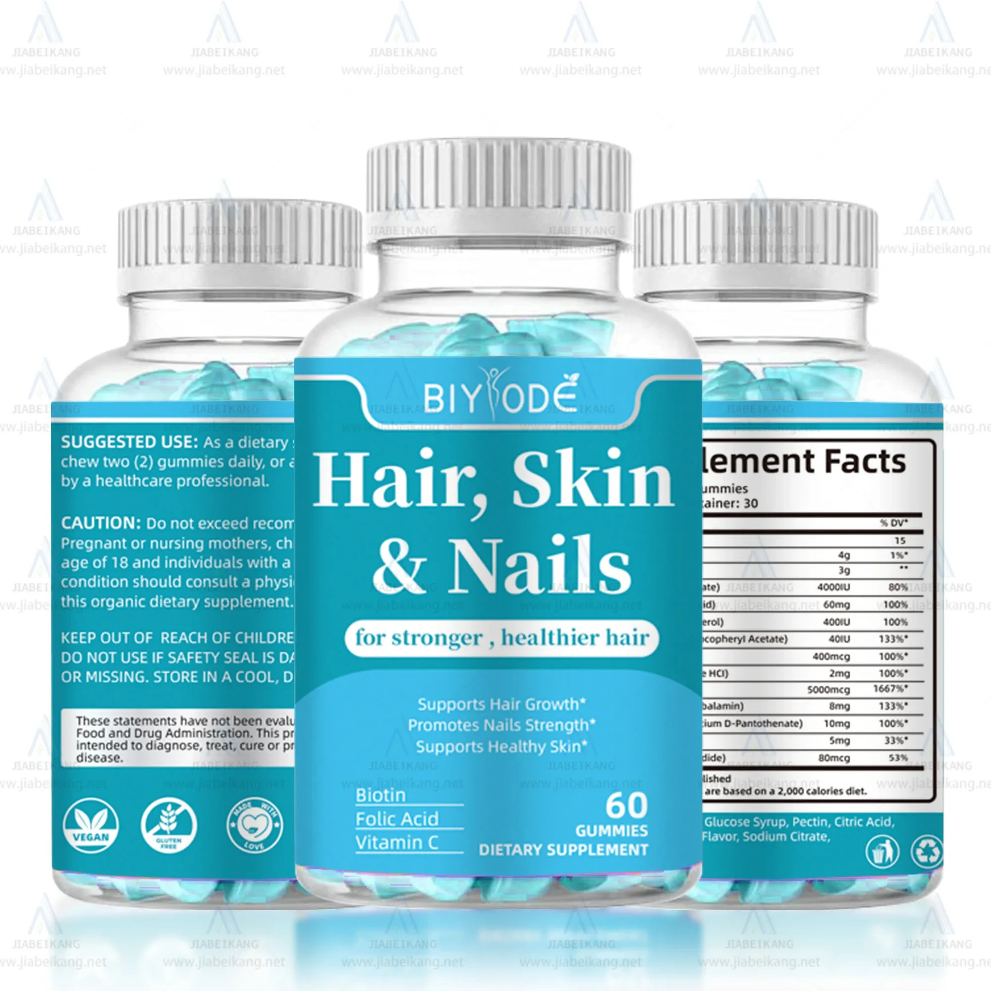 BIYODE Hair, Skin & Nails Gummies