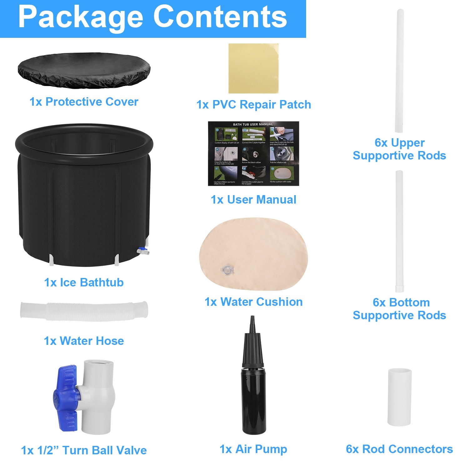 Portable Ice Bathtub