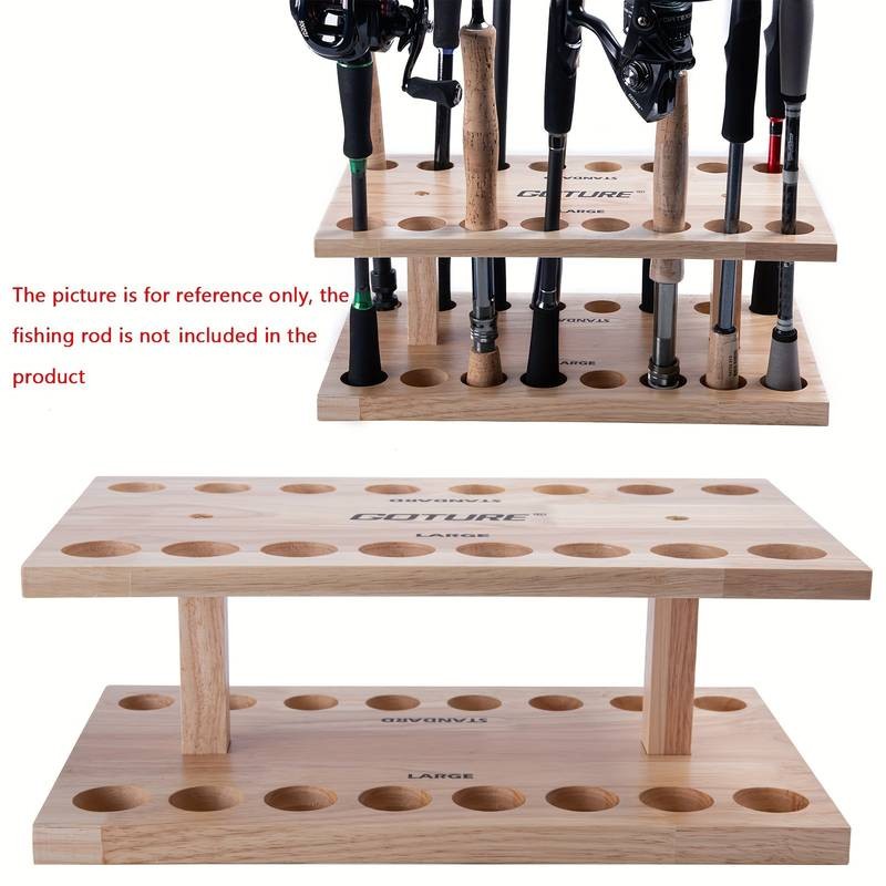 Goture 16 Slots Square Fishing Rod Holder  Keep Your Rods Organized and Accessible