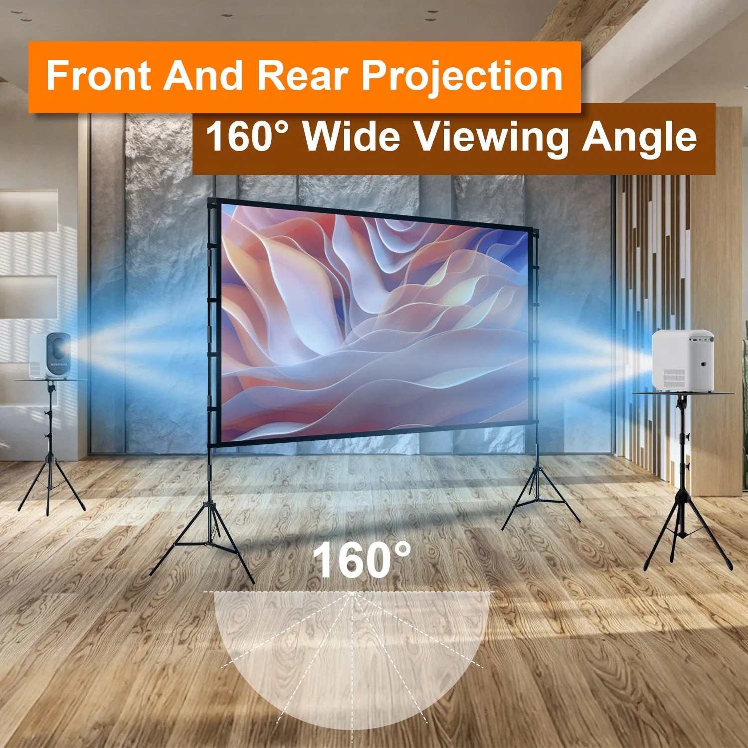100 Inch Home Theater Projector Screen