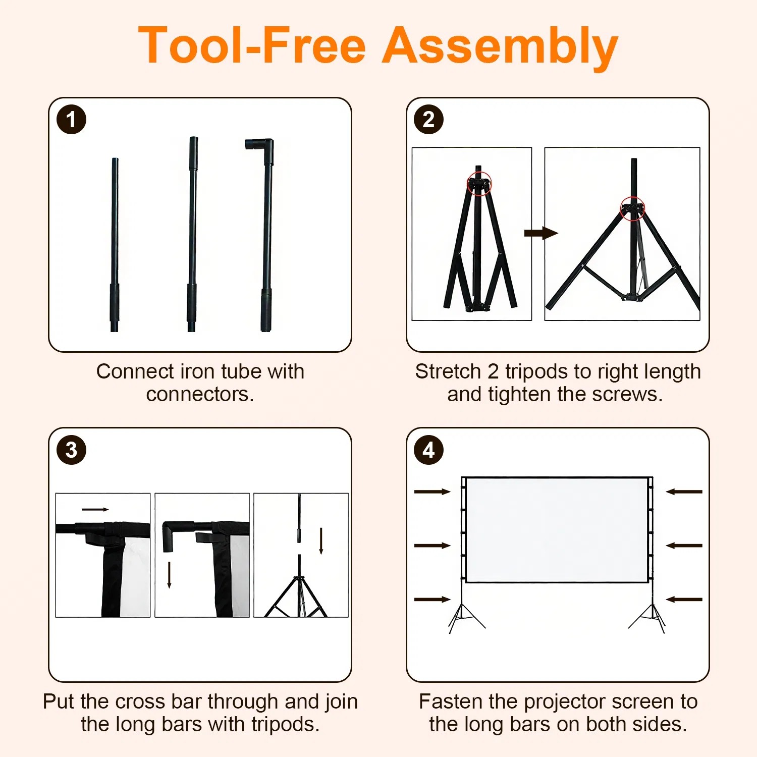 100 Inch Home Theater Projector Screen