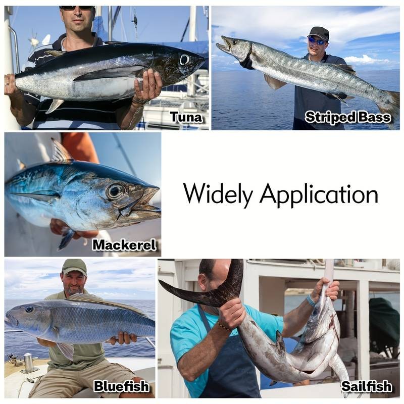 Goture 6pcs Fishing Jigs Lead Vertical Jig Saltwater  Premium Jigging Lures for Big Game Fishing