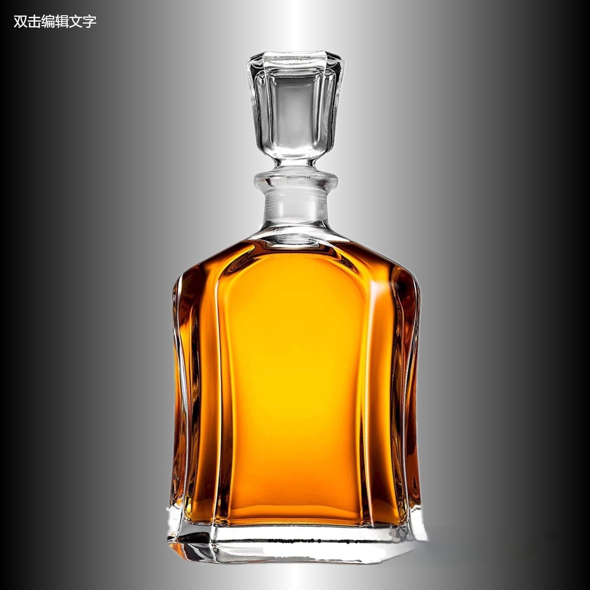 Glass Whiskey Bottles