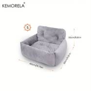 KEMORELA Car Seat for Cats & Small Dogs Comfortable and Secure Travel Solution for Your Pet