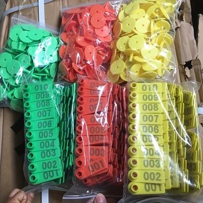 KEMORELA 100pcs Durable Numbered Ear Tags  Reliable Animal Identification for Livestock