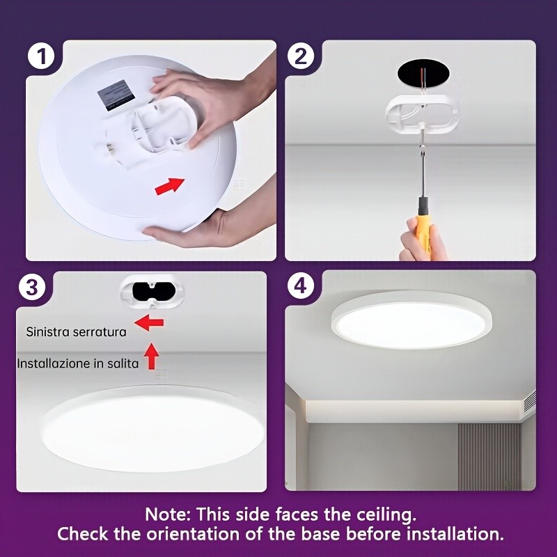 AMILL Modern LED Ceiling Light