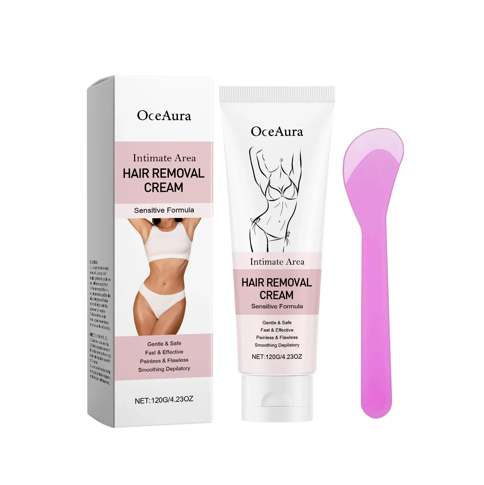 OceAura Intimate Area Hair Removal Cream