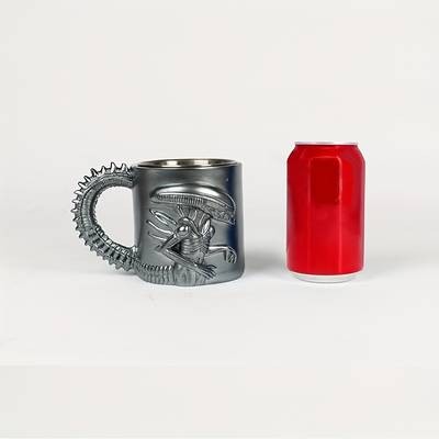 1pc Xenomorph 3D Stainless Steel Mug  A Unique Alien-Themed Mug for Coffee Lovers and Sci-Fi Fans