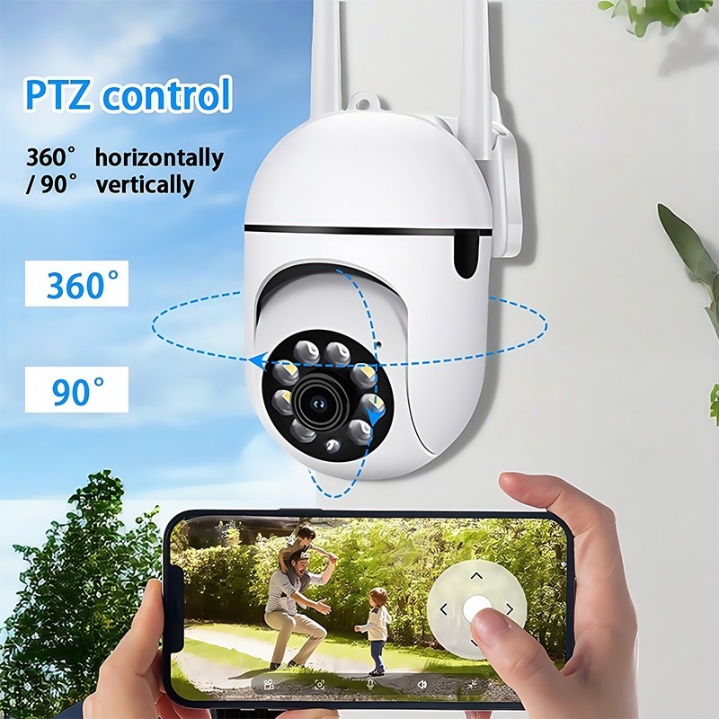 1/4pcs Smart Security WiFi Camera