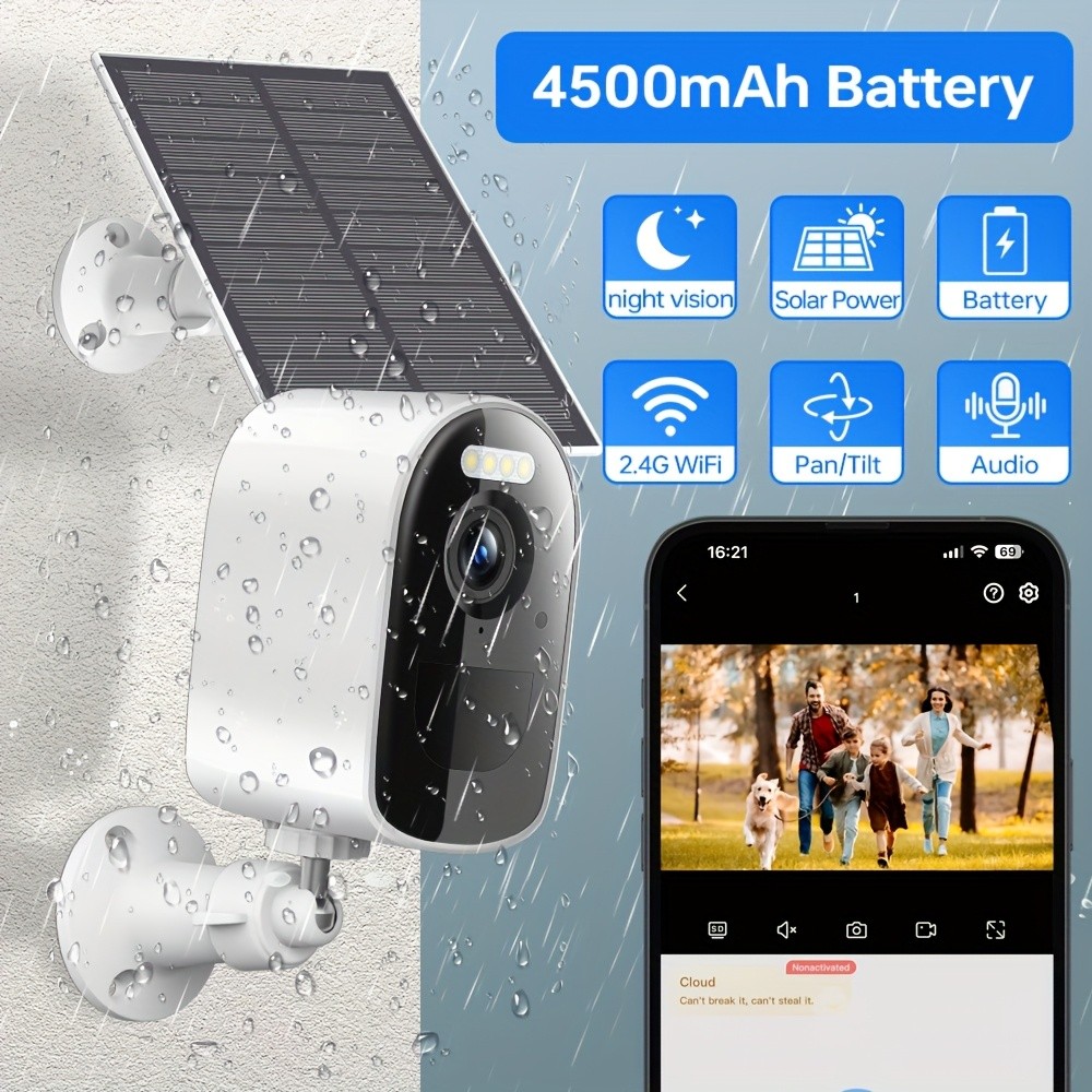 ZHXINSD Solar-powered Security Camera