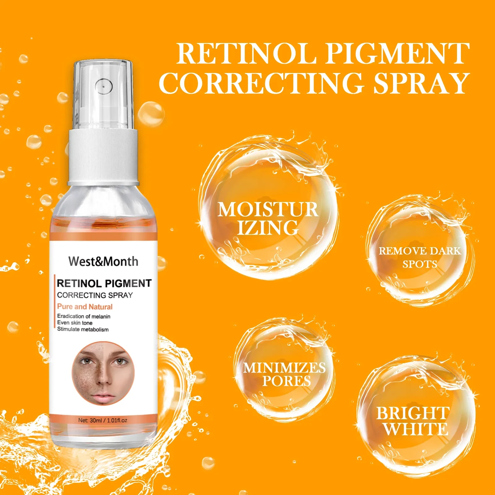 West & Month Retinol Pigment Correcting Spray