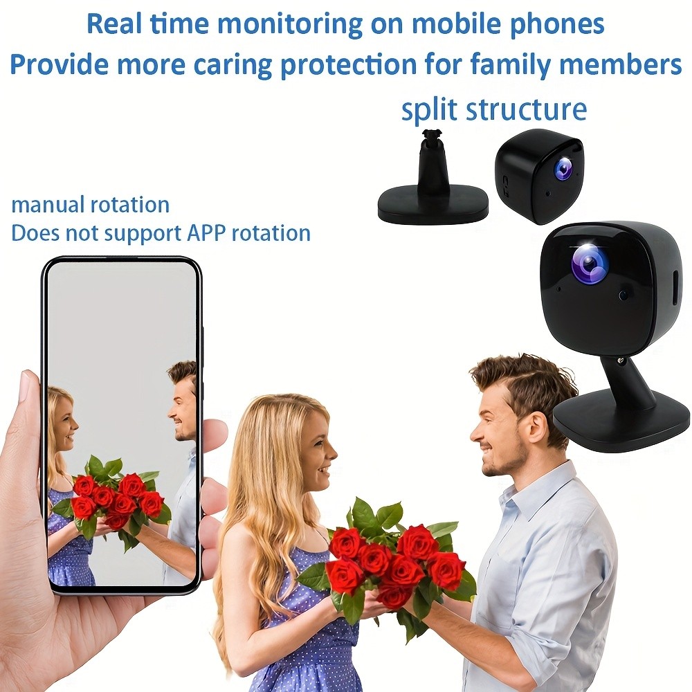 2pcs Ziicam Smart Home Security Cameras with Dual Audio and Night Vision