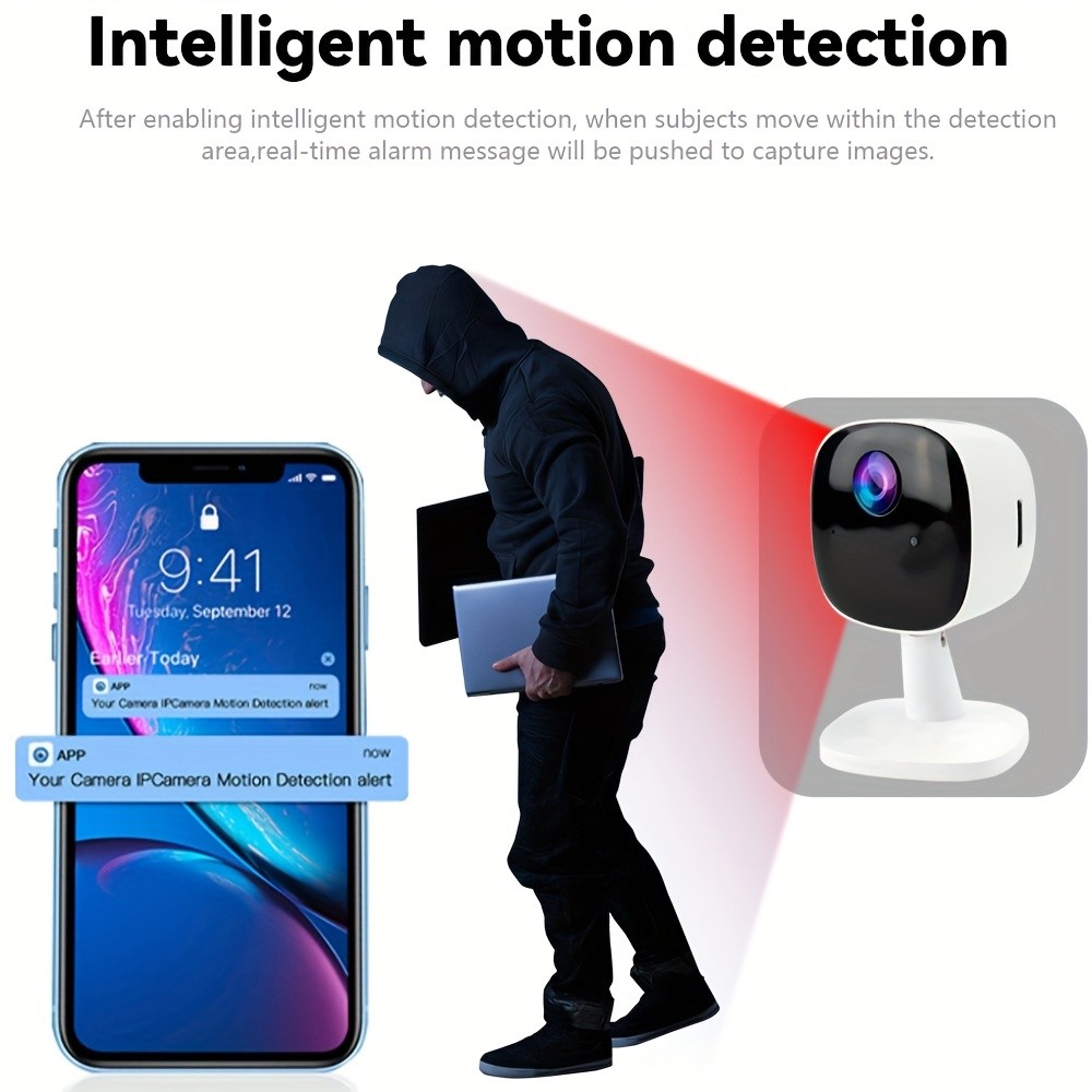 Ziicam 4pcs 2.4G WiFi USB-Powered Security System