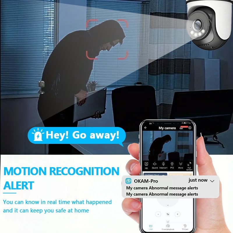 QMAIIHUILONG Wireless 1080P Full HD Smart Security Camera