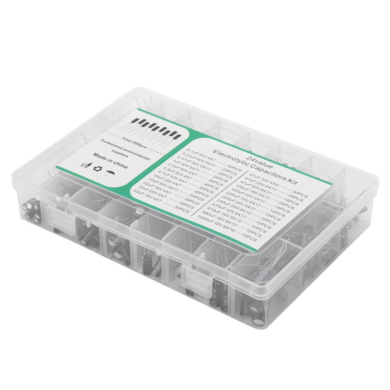 500pcs Capacitor Kit