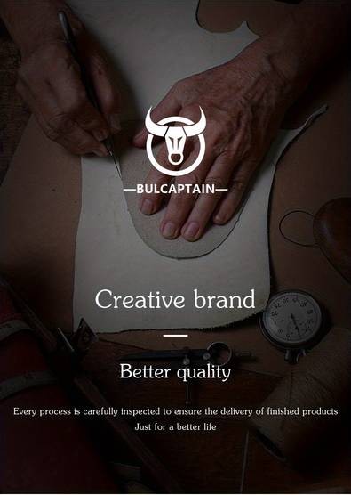 BULLCAPTAIN Genuine Leather Chest Bag  Retro-Inspired Large Multi-Functional Messenger Bag