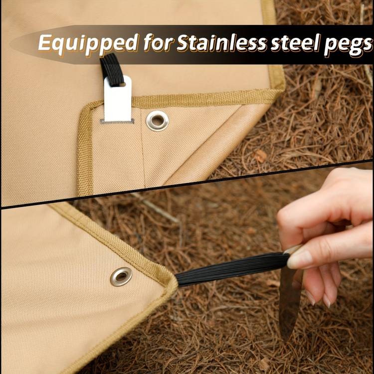 HIKEMAN Heavy-Duty Outdoor Ground Mat & Placemat  Durable, Moisture-Proof & Dirt-Resistant for Camping, Hiking, Beach & Picnics