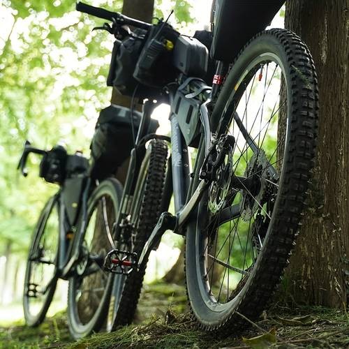 Rhinowalk Large Capacity 10L-13L Heavy-Duty Bicycle Saddle Bag  Durable Bike Pannier with Reflective Strap & Adjustable Straps