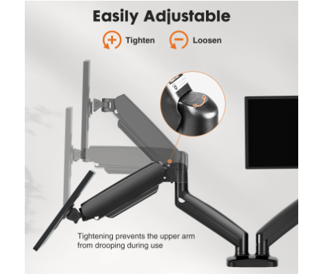Adjustable Dual Monitor Arm