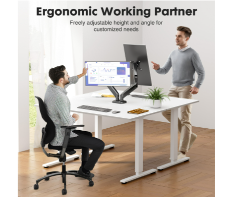 Adjustable Dual Monitor Arm