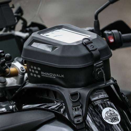 Rhinowalk Touchscreen Motorcycle Tank Bag  5.6L Large Capacity Camera Backpack for Travel & Storage