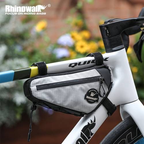 Rhinowalk Bike Frame Bag Bicycle Front Triangle Phone Storage Bag Travel Urban Bikepacking Cycling for MTB Road Gravel Bike