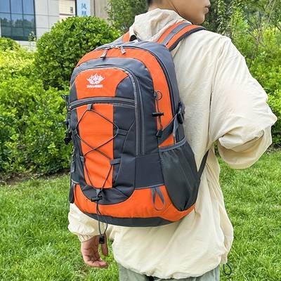 Multi-Functional Outdoor Mountaineering Bag  Lightweight Travel Hiking Backpack with Hiking Pole Fixation