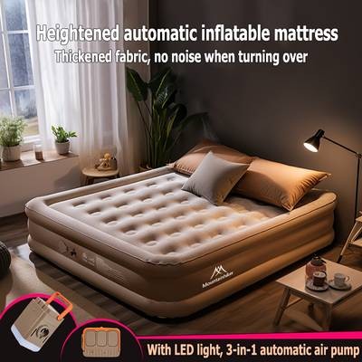 Mountainhiker Air Cushion Outdoor Portable Fully Automatic Sleeping Pad Self-Inflating for Camping, 2-3 People Capacity