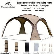 Mountainhiker Outdoor Camping Silvery-Plated Canopy Tent  Anti-Ultraviolet Self-Driving Sunshade Dome Tent for 3-10 People