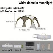 Mountainhiker Outdoor Camping Silvery-Plated Canopy Tent  Anti-Ultraviolet Self-Driving Sunshade Dome Tent for 3-10 People