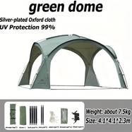 Mountainhiker Outdoor Camping Silvery-Plated Canopy Tent  Anti-Ultraviolet Self-Driving Sunshade Dome Tent for 3-10 People